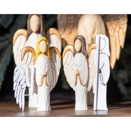 Winged Angel Wood Carving Stencil Set - Tutorial Included