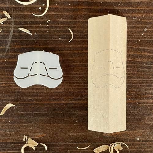 Wood Carving Stencils, Gnome, Bearded Man and Santa Figures